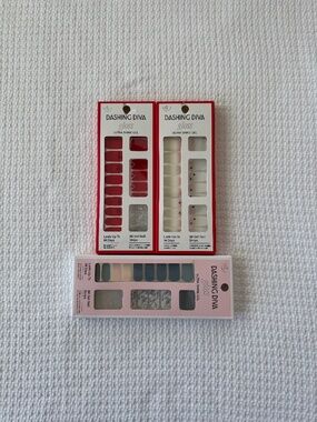 NEW Dashing Diva Gloss Ultra Shine Gel Nail Strips Set of 3 boxes